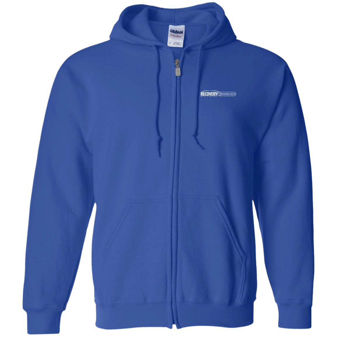 Behavioral Health Zip Up Hooded Sweatshirt (Light Logo)