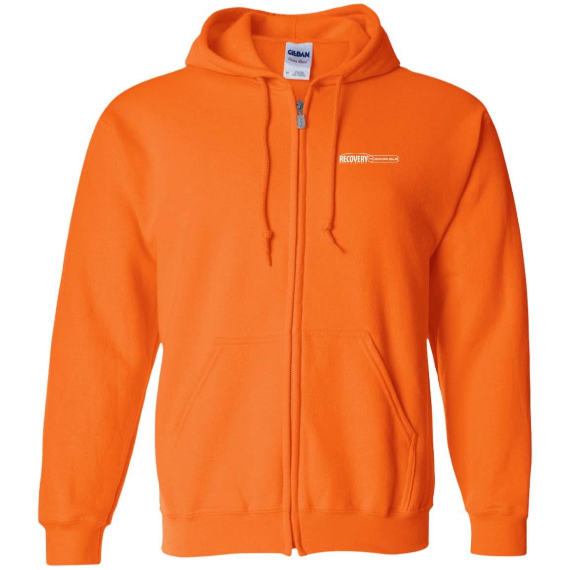 Behavioral Health Zip Up Hooded Sweatshirt (Light Logo)