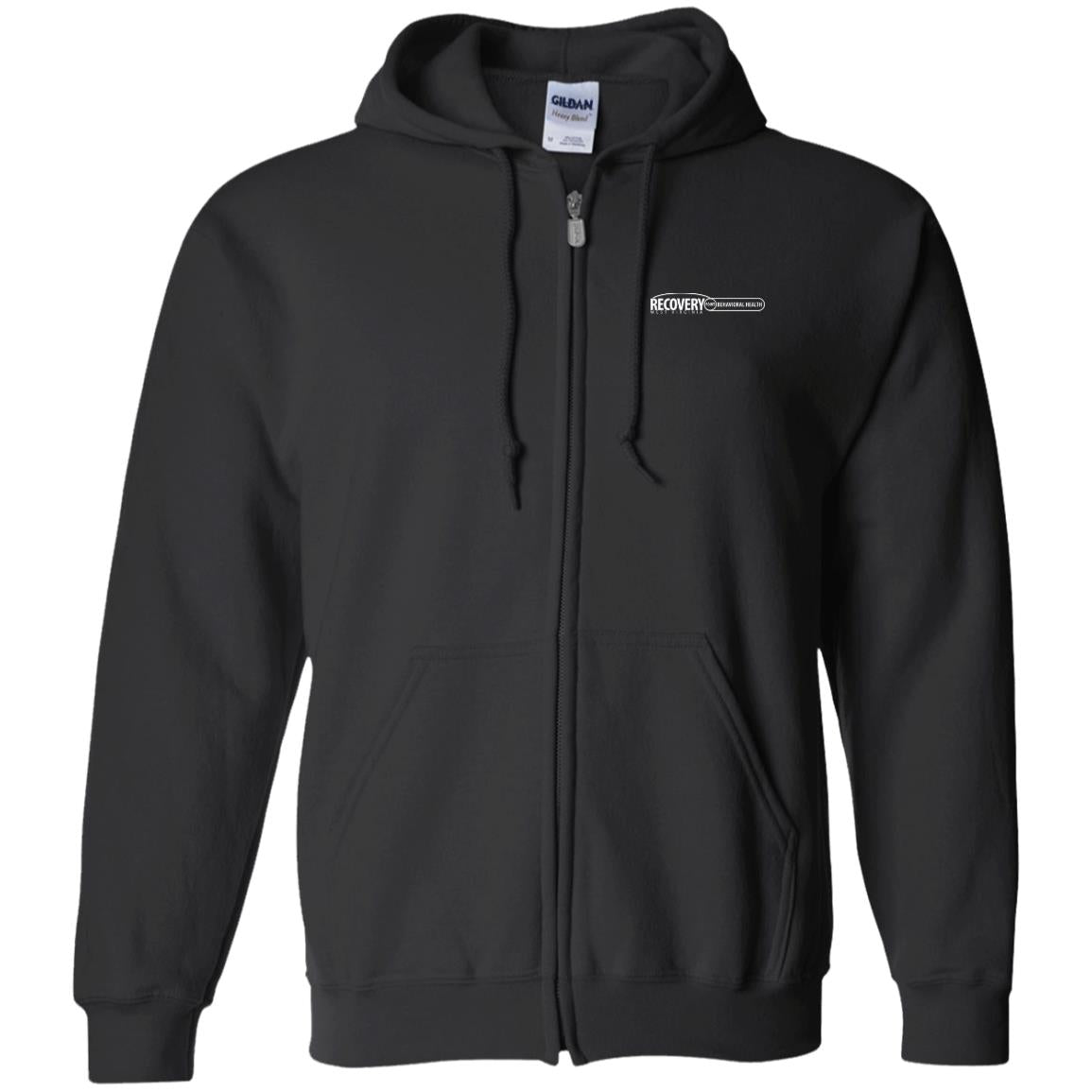 Behavioral Health Zip Up Hooded Sweatshirt (Light Logo)