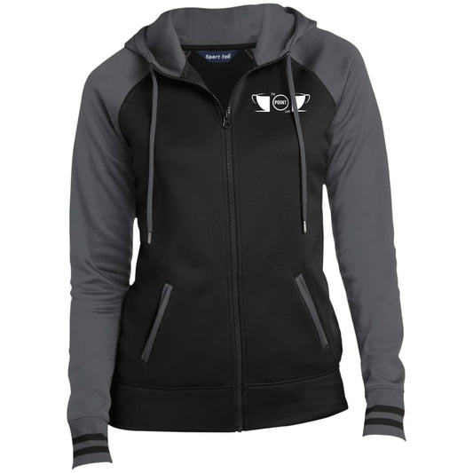 The Point Cafe Ladies' Sport-Wick® Full-Zip Hooded Jacket