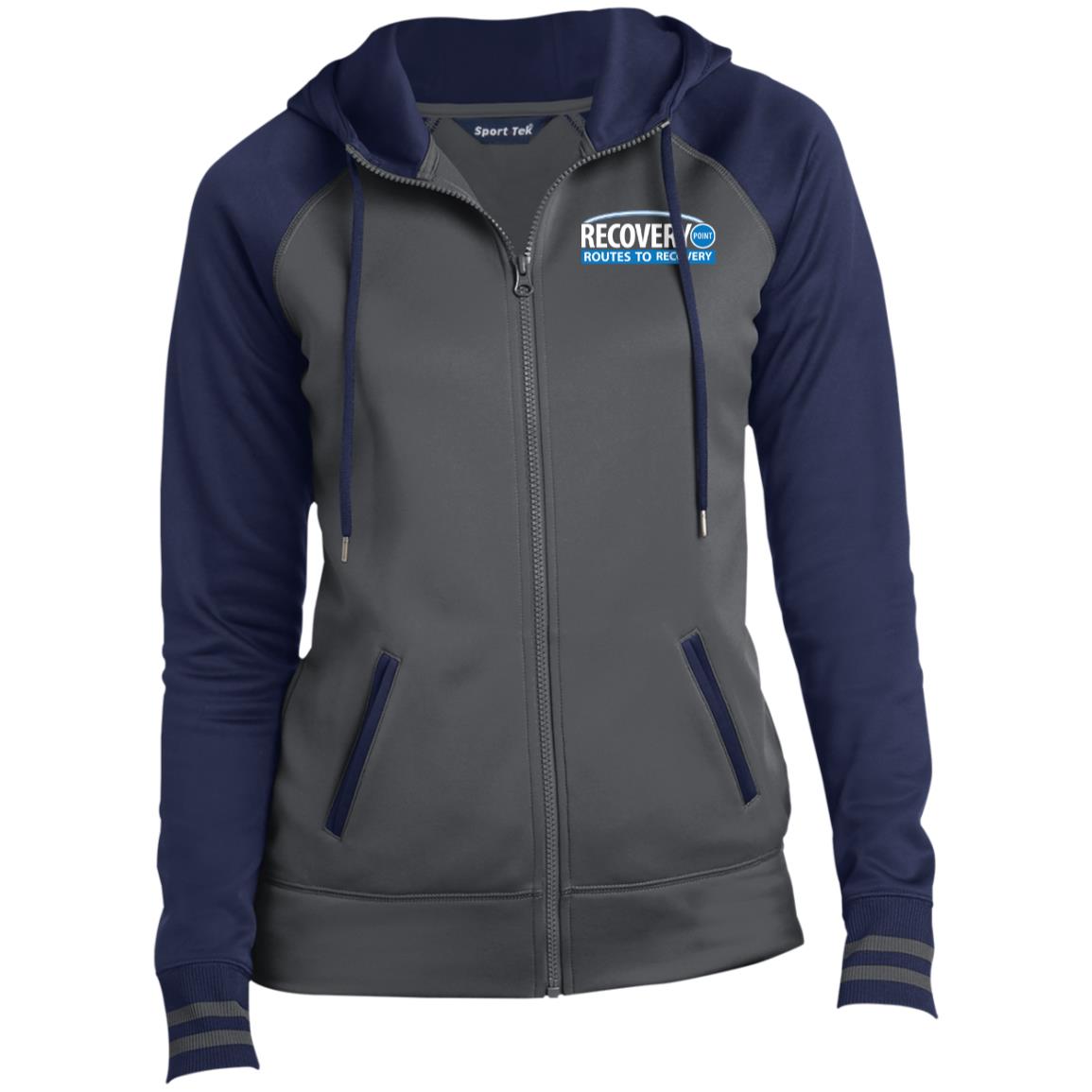 Routes to Recovery Ladies' Sport-Wick® Full-Zip Hooded Jacket