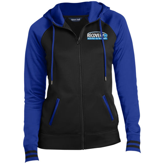 Routes to Recovery Ladies' Sport-Wick® Full-Zip Hooded Jacket