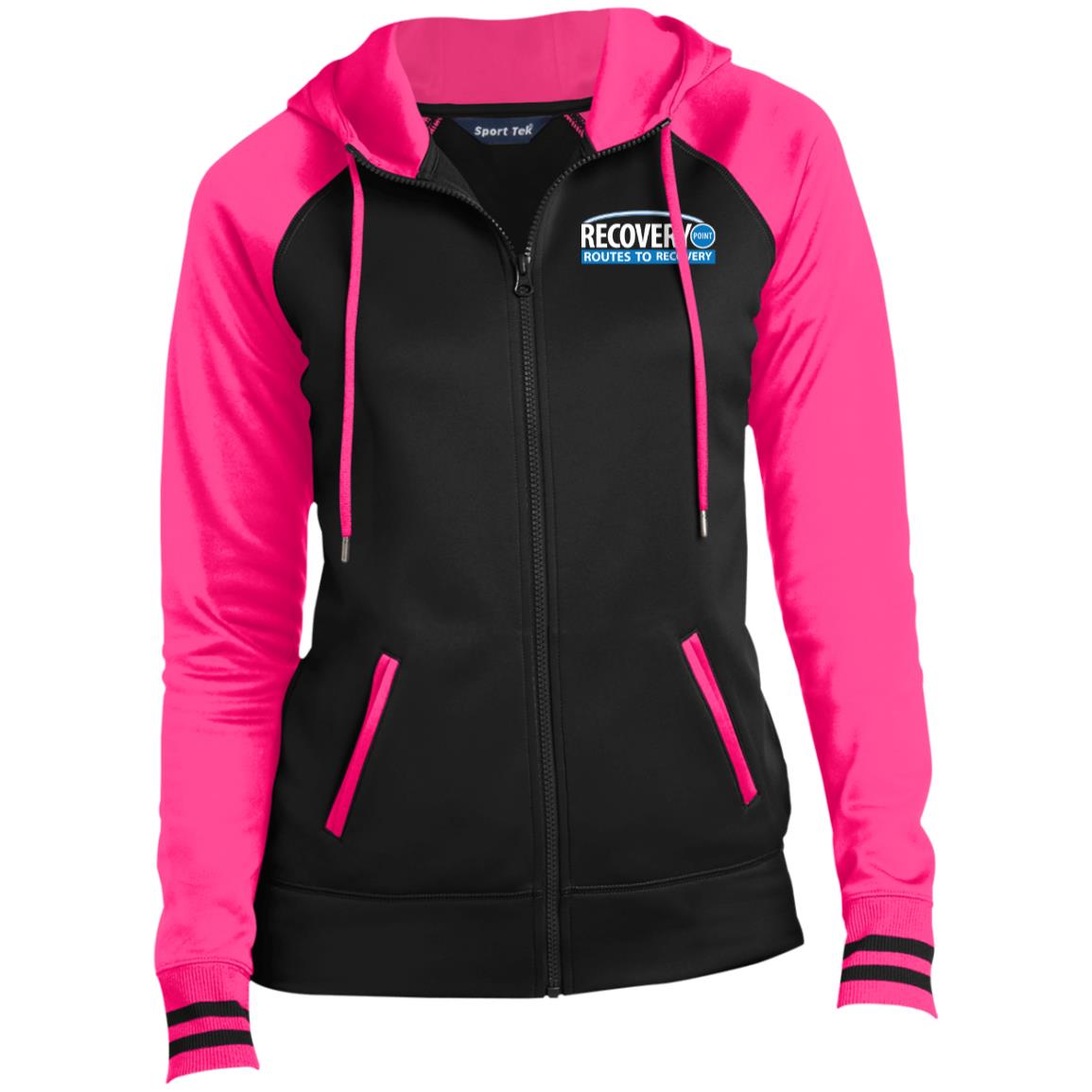 Routes to Recovery Ladies' Sport-Wick® Full-Zip Hooded Jacket