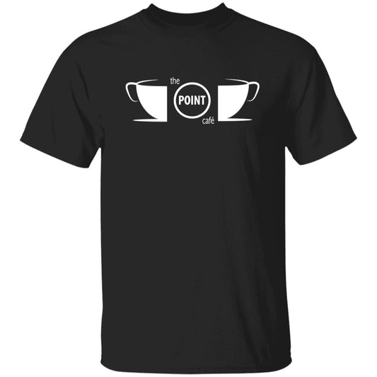 The Point Cafe 5.3 oz. T-Shirt (White Logo)