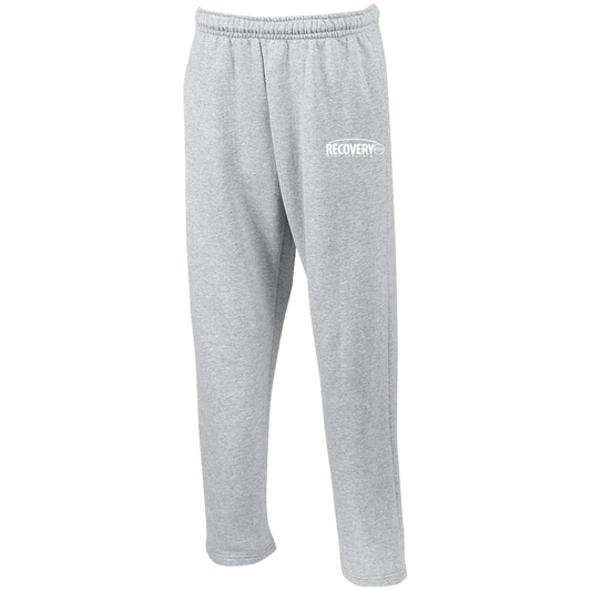 Open Bottom Sweatpants with Pockets
